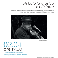 On April 2 in Bergamo, Michele Gazich returns to play live!